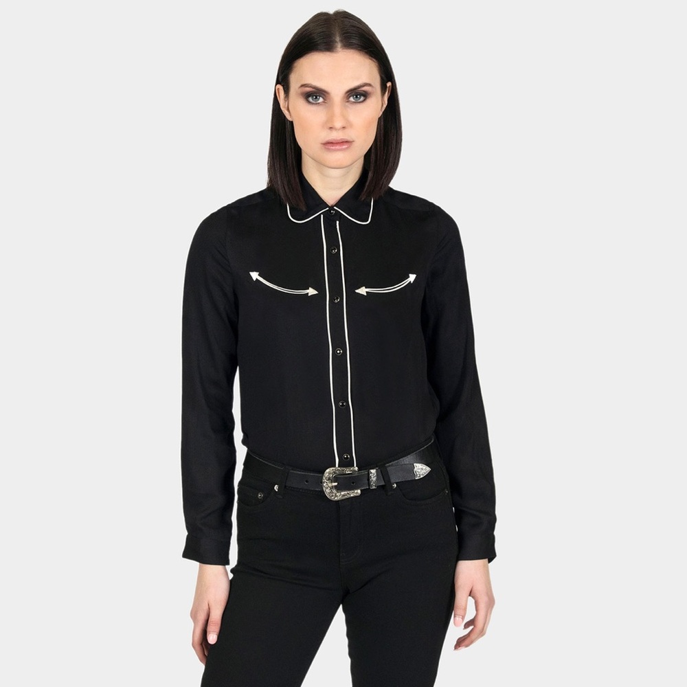 Western button up - long gone- straight to hell
